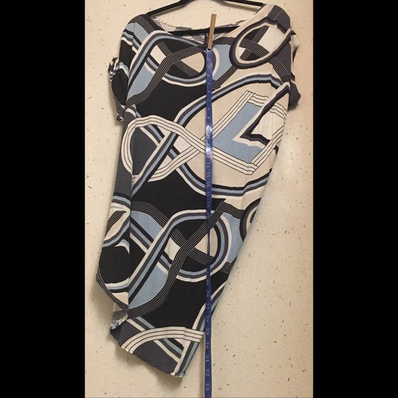 Eugenia Paul Geometric Print Asymmetrical Shirt - Picture 8 of 11